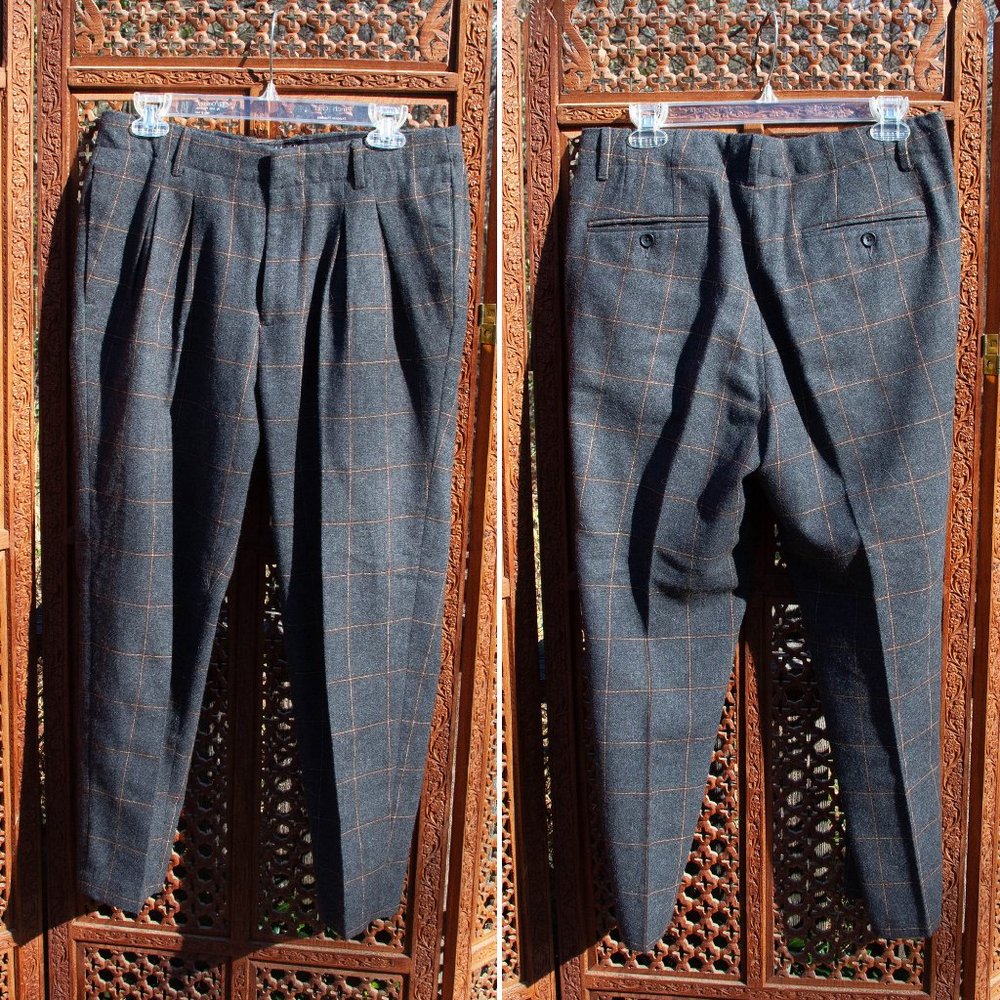 Plaid ASOS Trousers | Twee Academia Vibes